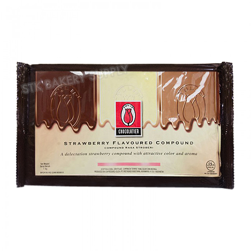 TULIP - STRAWBERRY CHOCOLATE COMPOUND 1KG
