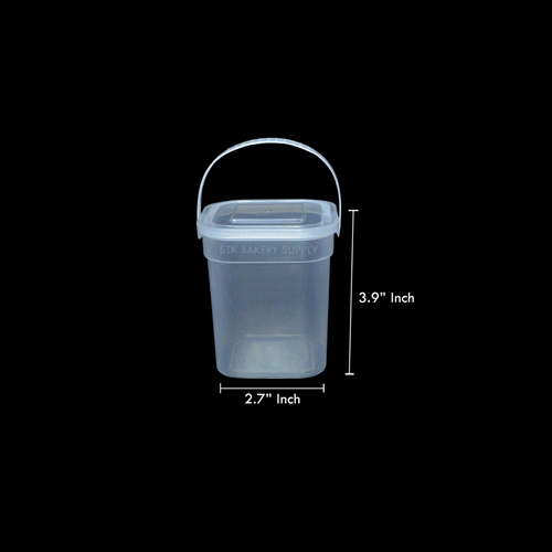 FOOD STORAGE(RECTANGULAR), 86 x 86 x 100mm, 420 ml, RW1866, ( 1×300 )