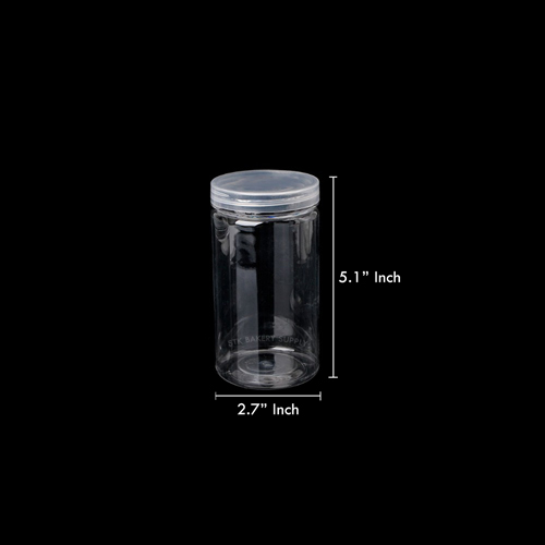 ROUND CONTAINER, DIA 8X13.2 CM, 520 ML, RW0791 ( 1×24 )
