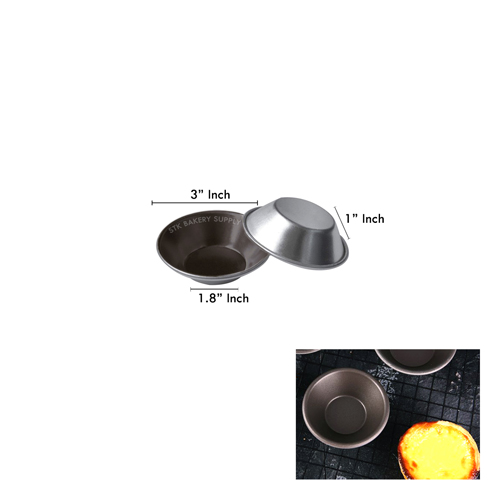 NON STICK TART MOULD 72x43x23MM MY350315 5PCS