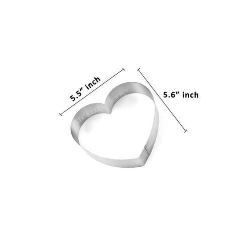 HEART MOUSSE RING 6" 134x142x50MM MY43363