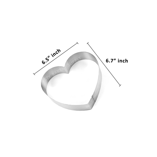 HEART MOUSSE RING 7&quot; 156x166x50MM MY43364