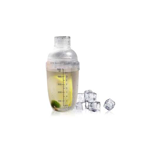 PLASTIC SHAKER 500ML/530ML 1PC