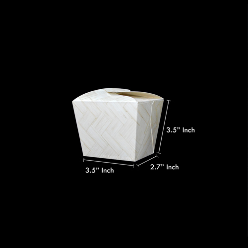 NOODLE BOX (WOOD PATTERN) 9 x 7 x 9CM 1PC (1 x 25 x 10)