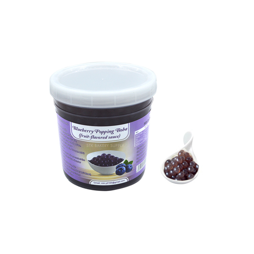 POPPING BOBA BLUEBERRY FLAVOUR 1.25~1.3KG (1 x 12)