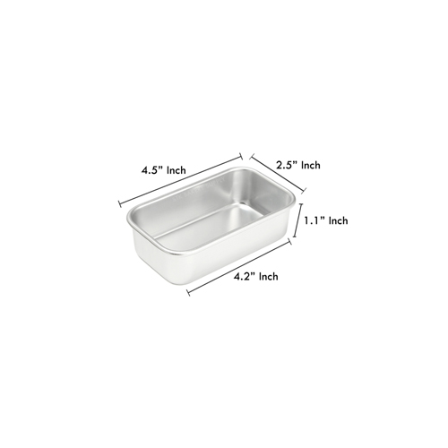 BREAD/CAKE PAN 4.5&quot; x 2&quot; x 1&quot; A02