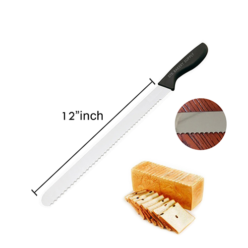 CAKE KNIFE WOODEN HANDLE  10" (1 x 30)