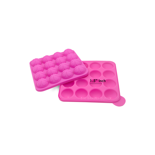 SILICON ROUND SHAPE MOULD 18.7x18.7x2.5CM TC3378