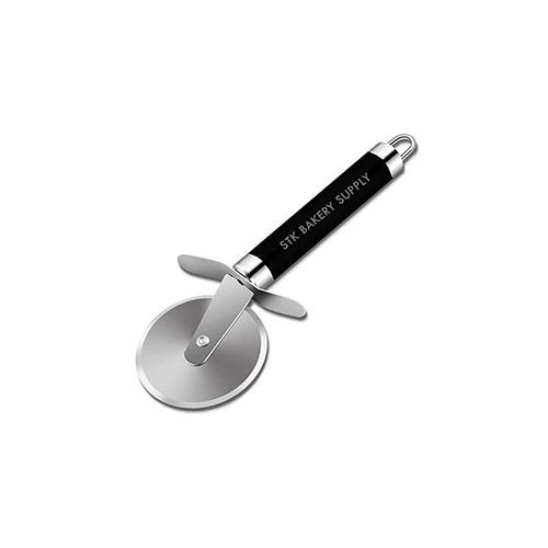 STAINLESS STEEL SINGLE ROUND PIZZA CUTTER 20.6X7.7CM 201787