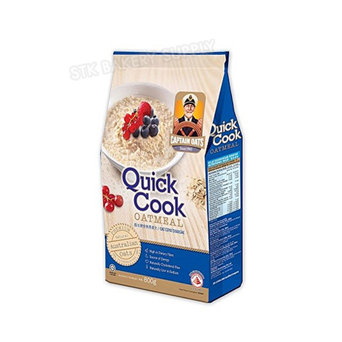 CAPTAIN OATS - QUICK COOK OATMEAL 800G(Blue) (1X12)