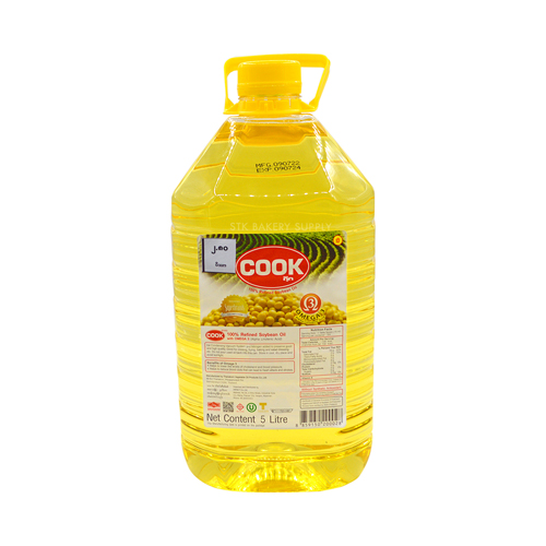 COOK SOYBEAN OIL 5LTR (1 x 4)