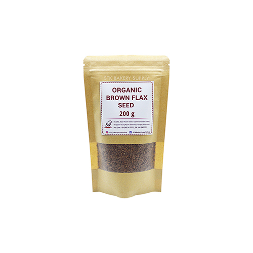 ORGANIC BROWN FLAX SEED (200G) (1 x 5)