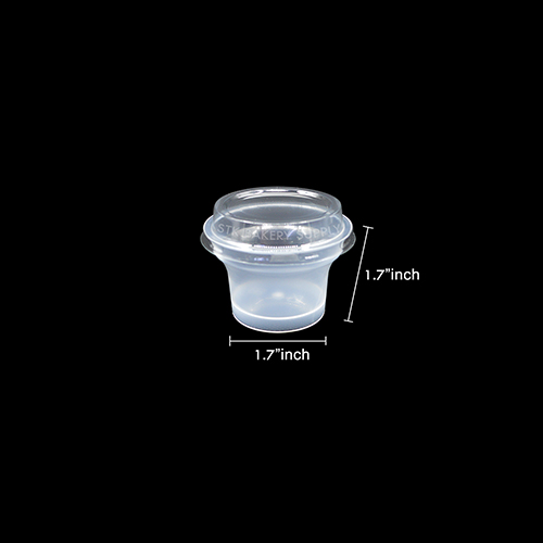 JELLY CUP (PUDDING CUP) WITH LID 7.2x4.7x4CM (90ML) CH30 (20PCS) (1 x 40)