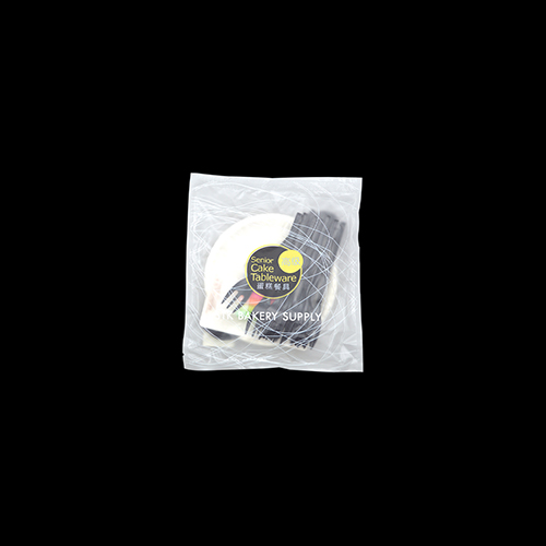 4 IN 1 L PAPER SET (PLATE, KNIFE, FORK, CANDLE) 10PCS SET (1 X 100)