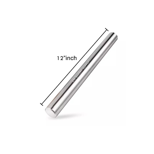 SOLID STAINLESS STEEL ROLLING PIN 30CM 9003 (1 x 24)