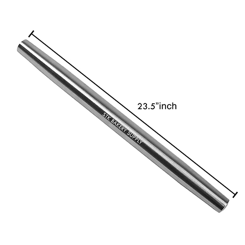 SOLID STAINLESS STEEL ROLLING PIN 60CM 9004 (1 x 20)