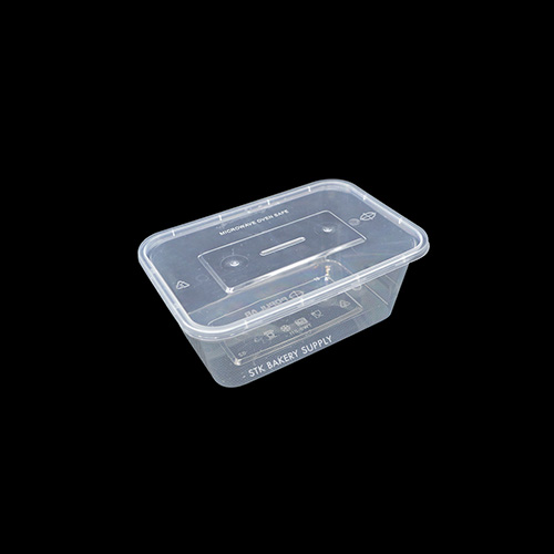 DISPOSABLE PLASTIC SQUARE BOX 6.8x4.6x2.7INCH (1000ML) TWS-011 10PCS (1 x 30)