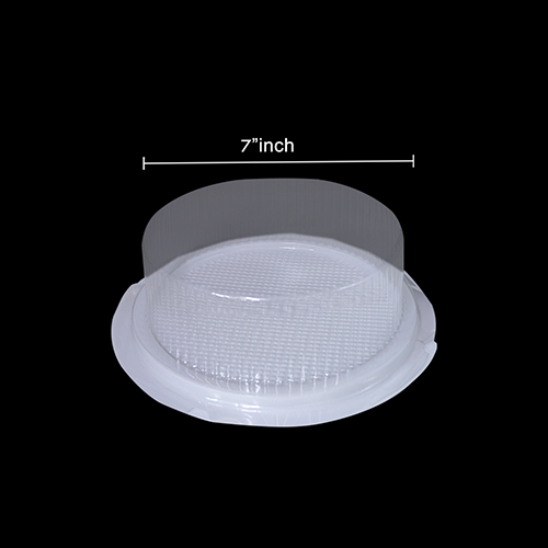 PLASTIC PACKING CAKE BOX H12 (ROUND 6&quot; CAKE) 182 x 75CM 50PCS (1 x 4)