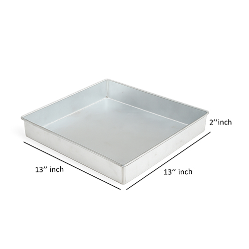BREAD/CAKE PAN SQUARE 10" 25.5x25.5x5CM 1PC