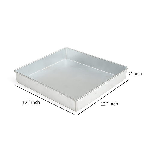 BREAD/CAKE PAN SQUARE 12&quot; 30.6x30.6x5CM 1PC