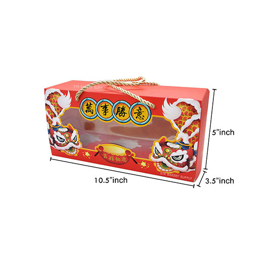 SEASONAL CUP CAKE BOX 3 HOLE (CHRISTMAS ,CHIENES NEW YEAR)