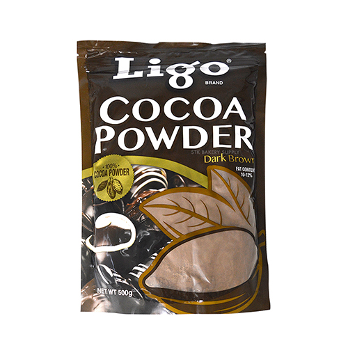 LIGO DARK BROWN COLOUR COCOA POWDER 500G(1x20)