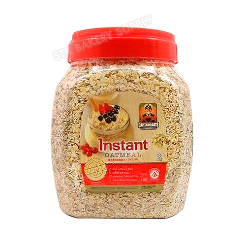 CAPTAIN OATS - INSTANT OATMEAL 1KG(RED) (1X12)