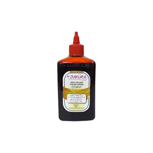 SAKURA FOOD COLOR LIQUID EGG YELLOW 567G (1×12) 723EY0221