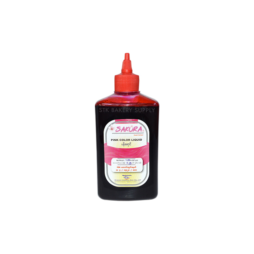 SAKURA FOOD COLOR LIQUID PINK 567G (1×12) 726PK0221