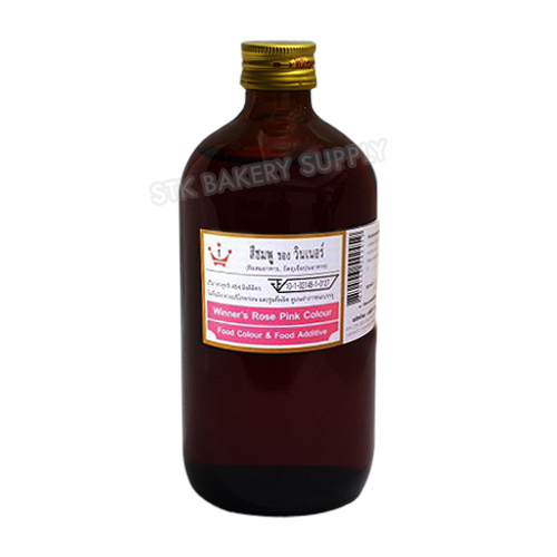 WINNER FOOD COLOR - ROSE PINK 1 LB / 454 ML (1x12)