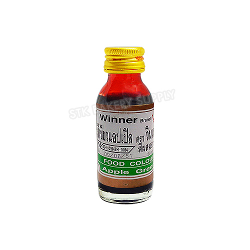 WINNER FOOD COLOR - APPLE GREEN 1 OZ (28 ML)  (1x12)
