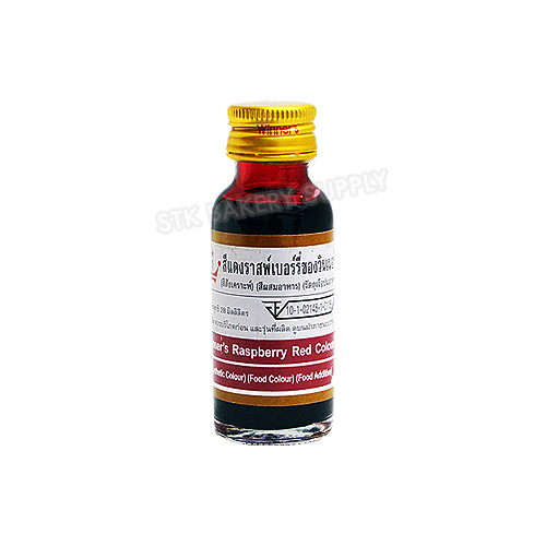 WINNER FOOD COLOR - RASBERRY RED 1 OZ (28 ML)  (1x12)
