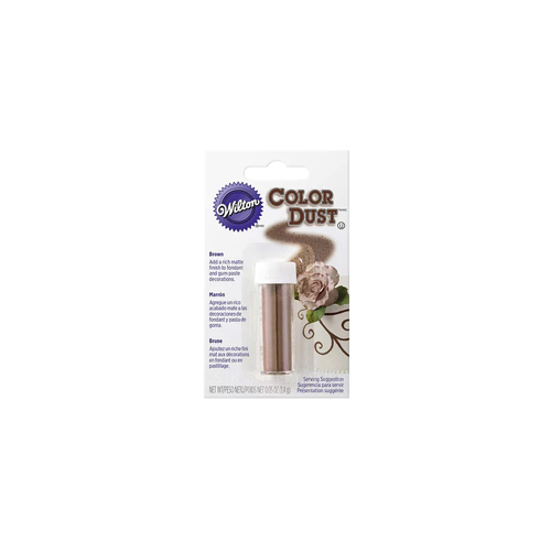 WILTON COLOR DUST - BROWN 0.05OZ