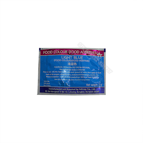 STAR  FOOD COLOUR-FOOD ADDITIVE LIGHT BLUE 2G - 1PCS