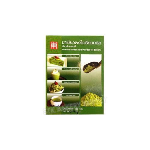 ORIENTAL MATCHA GREEN TEA POWDER FOR BAKERY 100G (1X36)