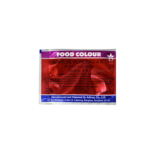 STAR FOOD COLOUR KINGCOL PONCEAU 4R 2G (1 x 100)