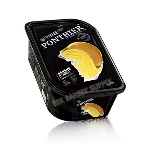 PONTHIER FROZEN FRUIT PUREE BANANA 1KG ( 1 x 6 )