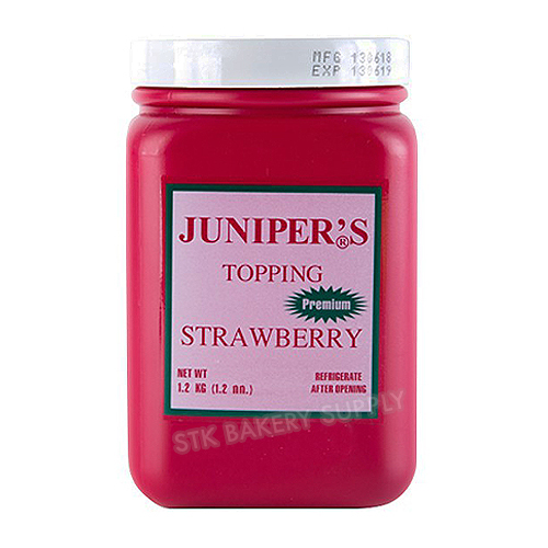 JUNIPER'S TOPPING STRAWBERRY 1.2KG (1 x 8) WS