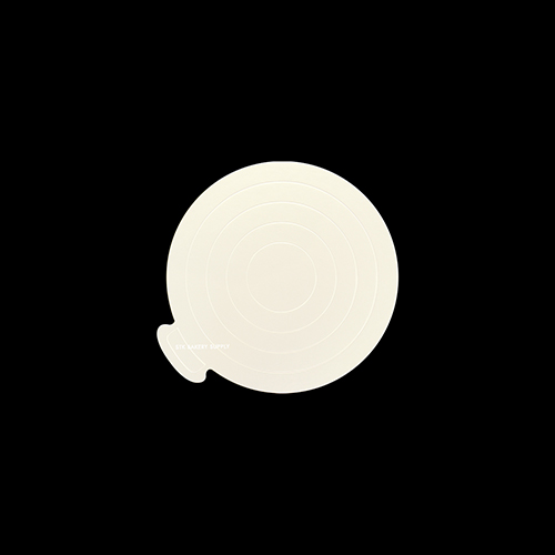 CAKE BASE WHITE ROUND PLY CARD 8INCH