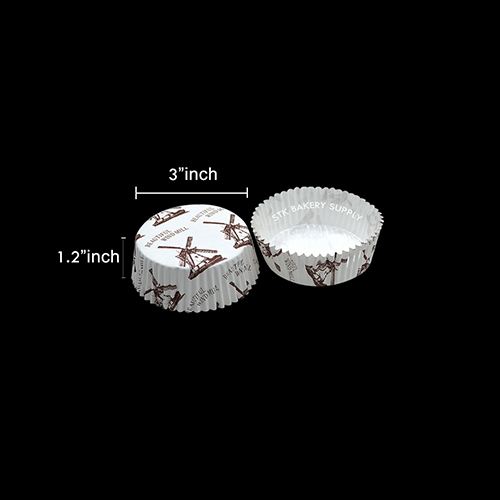 BREAD PAPER CUP ROUND 9x8x3.3CM (14CM) PET-19 300PCS (1 x 10)