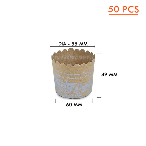 MUFFIN CUP-SMALL- (4003-1) SS PT4-50 PCS ( 1 x 32) WS
