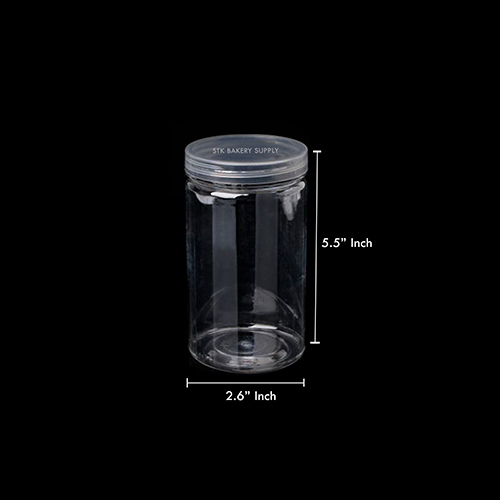 PET PLASTIC COOKIE BOX 3011  (420ML)  2.5X5.5 CM