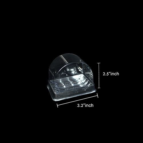 PLASTIC  ROLL CAKE SLICE CUP -A93-64-73 - (20PCS)