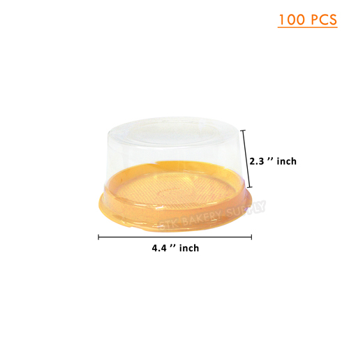 PLASTIC CAKE BOX BROWN, B031 112CM (100PCS)