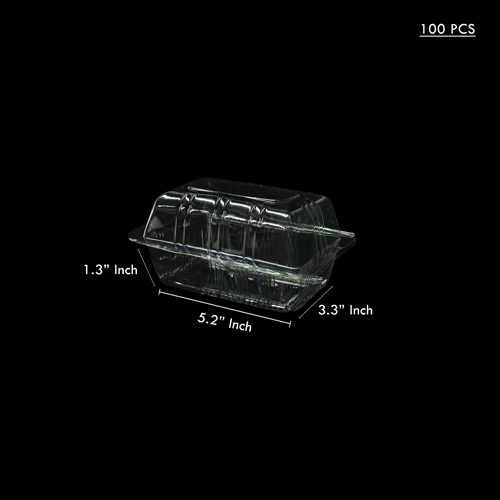 PLASTIC PACKING CAKE BOX M4 100PCS (1 x 2500)