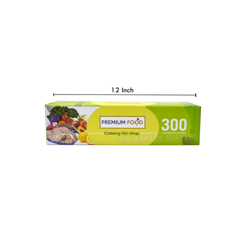 PREMIUM CATERING FLIM PLASTIC WRAP 300MMx300M (1 x 9)