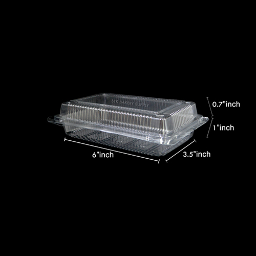 PLASTIC PACKING CAKE BOX M3 50PCS (1 x 8)