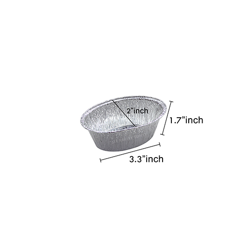 ALUMINIUM CUP - OVAL SHAPE 130 x 60 x 40 cm (1225) 120PC (1 X 20)