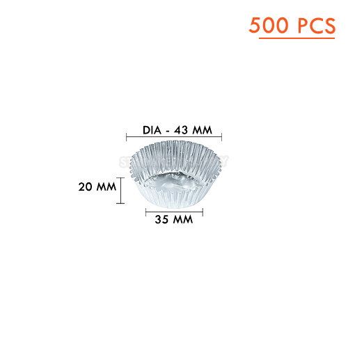 ALUMINIUM CUP CAKE SMALL SS-2416 500 PCS (1×20) WS