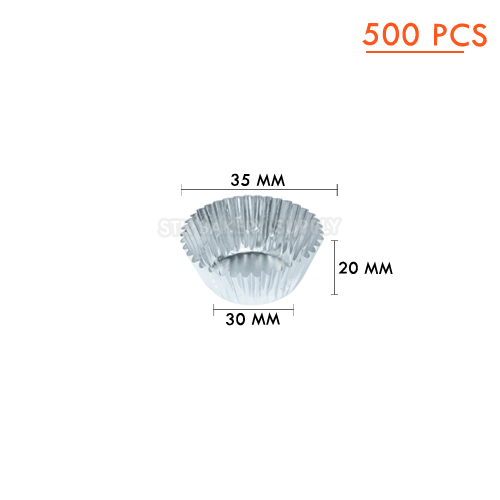 ALUMINIUM CUP CAKE EXTRA SMALL SS-2216 500 PCS WS
